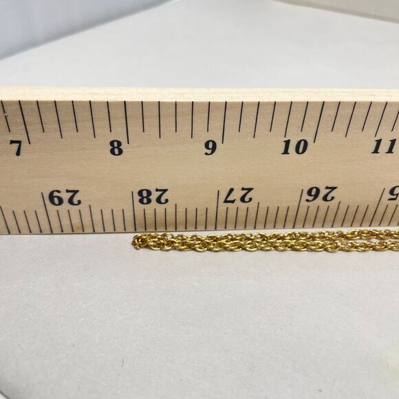 Monet Vintage 56" Long Necklace Gold-Tone Chain Flapper‎ Soft Girl Old Money - Picture 9 of 9